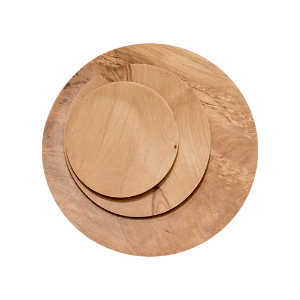 Youngji Ban : Wood plate / 2014 Auroi